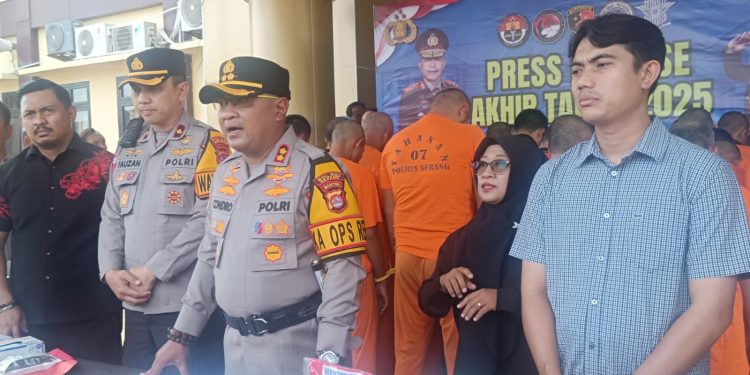 Sepanjang Tahun 2025, Polres Serang Gagalkan Peredaran Sabu 5,4 Kilogram dan Tembakau Sintetis 2,3 Kilogram