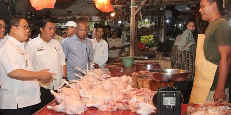 Antisipasi Lonjakan Nataru, Wabup Lebak Pantau Harga dan Stok Pangan di Pasar Rangkasbitung