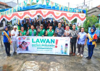 Lawan DBD, Indomaret Bersama Baygon dan Autan Gelar Aksi Berantas Jentik Nyamuk di Ciracas Kota Serang