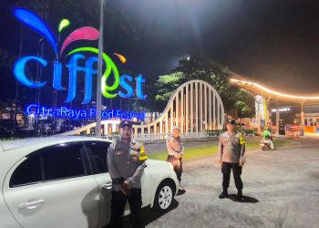 Sasar Tempat Keramaian, Polsek Cikupa Gelar Patroli Mobile saat Malam Hari