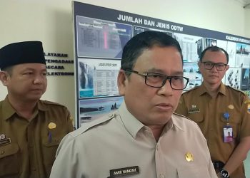 Huntara Lebakgedong Mangkrak, Wabup Amir Hamzah: Pusat dan Provinsi Sedikit Abai