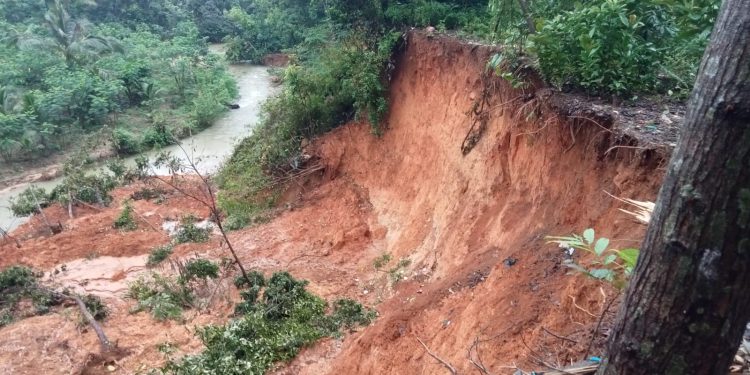 Permukiman Korban Tsunami di Sumur Pandeglang Diterjang Longsor