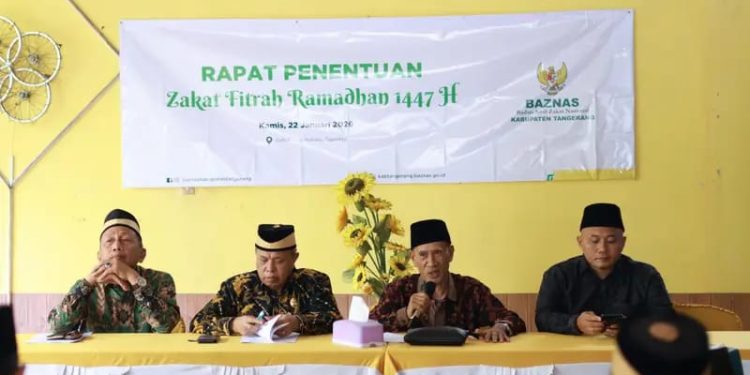 Baznas Kabupaten Tangerang Tetapkan Zakat Fitrah Rp47 Ribu