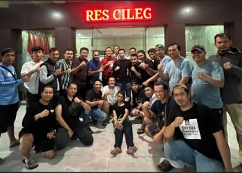 Pelaku saat di Polres Cilegon