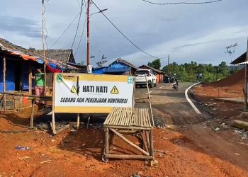 Viral Jalan Mulus di Perbatasan Bogor dan Tanah Merah di Huntara Lebak, Wabup Amir: Kita Prihatin dan Malu