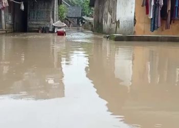 Sungai Cilemer Meluap, Banjir Setinggi 1 Meter Kembali Melanda Pandeglang