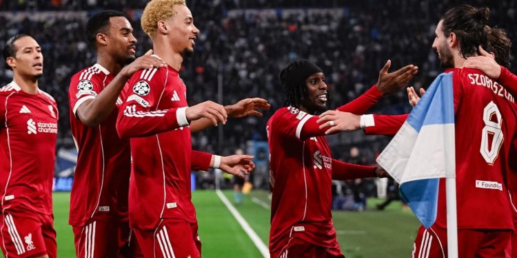 Liverpool Bungkam Marseille 3-0 di UCL, Selangkah Lagi ke 16 Besar