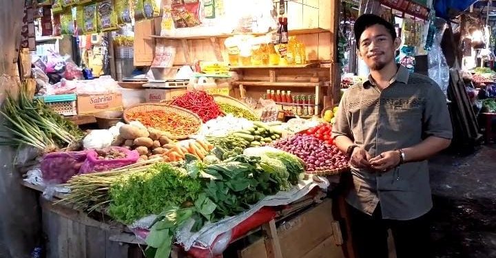 Awal Tahun, Harga Sejumlah Bahan Pokok di Pasar Badak Pandeglang Turun