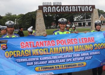 Polres Lebak Gelar Operasi Keselamatan Maung 2026