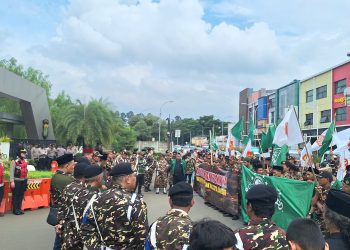 GP Ansor-Banser Demo Mapolres Metro Tangerang Kota, Desak Tangkap Habib Bahar bin Smith