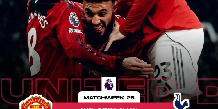 MU vs Tottenham Pekan ke-25 Liga Inggris, Duel Penentu Papan Atas