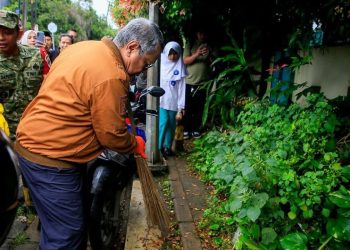 Aksi Bersih-Bersih Tiap Jumat Pagi Jadi Gerakan Rutin di Tangsel
