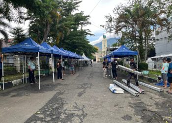 Peduli UMKM, Kelompok Kerja Wartwan Pandeglang Gelar Bazar Ramadan