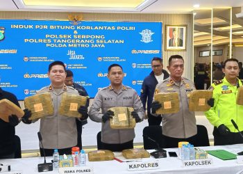 40 Kg Ganja Disita di Tol Bitung–Serpong, Satu Kurir Ditangkap Dua Buron
