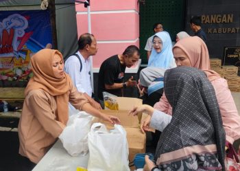 Jaga Stabilitas Harga, Diskoumperindag Kabupaten Serang Lakukan Operasi Pasar