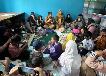 DKBPPPA Kabupaten Serang Berikan Layanan Trauma Healing bagi Anak Korban Bencana