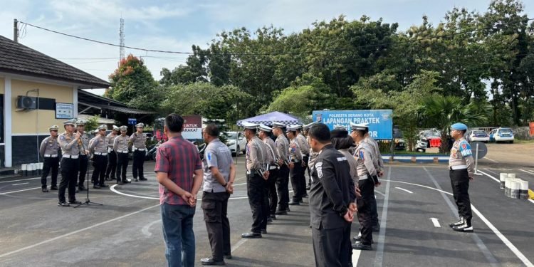 Operasi Keselamatan Maung 2026, Polresta Serang Kota Kedepankan Imbauan Humanis