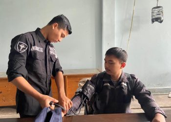 Sebelum Operasi Pekat, Personel Polresta Tangerang Dilakukan Pemeriksaan Kesehatan