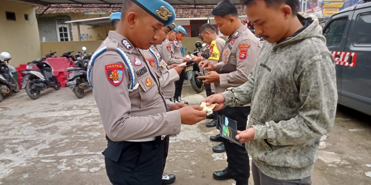 Propam Polres Serang Gaktibplin di Enam Polsek, Temukan Pelanggaran Disiplin Ringan