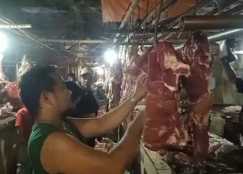 Jelang Lebaran Idul Fitri, Daging Sapi di Pasar Rangkasbitung Tembus Rp160 Ribu Perkilogram