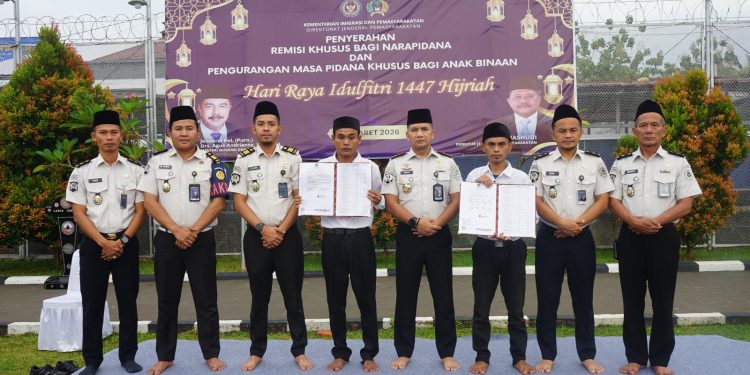 1.479 Narapidana Lapas Kelas IIA Cilegon Terima Remisi Idul Fitri 2026