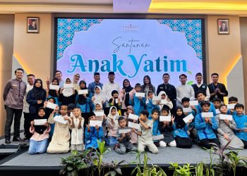 Penuh Khidmat, Horison TC-UPI Serang Hadirkan Kebahagiaan bagi Puluhan Anak Yatim