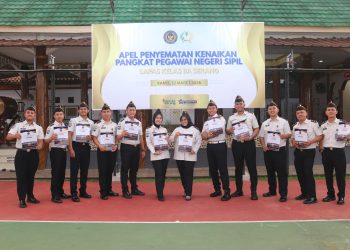 12 Pegawai Lapas Serang Naik Pangkat, Kalapas: Semoga Jadi Contoh bagi yang Lain
