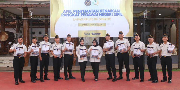 12 Pegawai Lapas Serang Naik Pangkat, Kalapas: Semoga Jadi Contoh bagi yang Lain