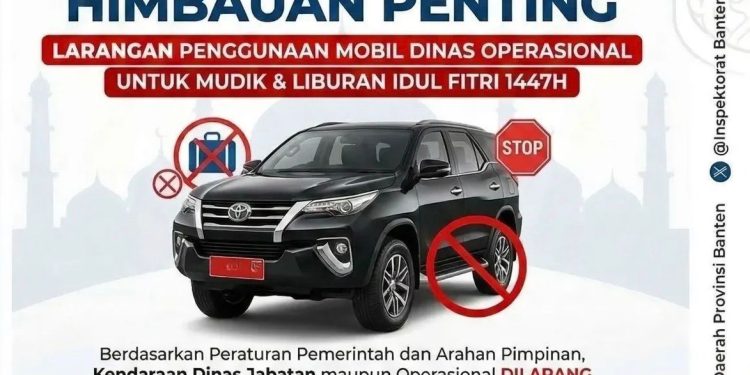 Inspektorat Banten Buka Layanan Pengaduan Jika Mobil Dinas Digunakan untuk Mudik