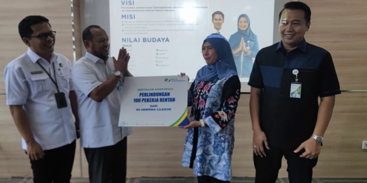 BPJS Ketenagakerjaan Berikan Jaminan Sosial untuk Tenaga Kerja Rentan di Cilegon