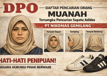 Pencurian Belasan Sepatu Adidas, Pengawas Produksi PT Nikomas Gemilang Buron