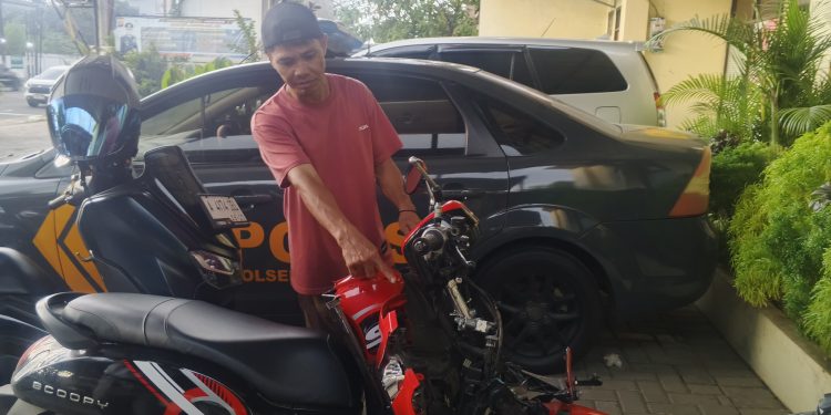 Gasak Motor Karyawan Minimarket, Pelaku Curanmor Diamuk Warga di Cipocok Jaya