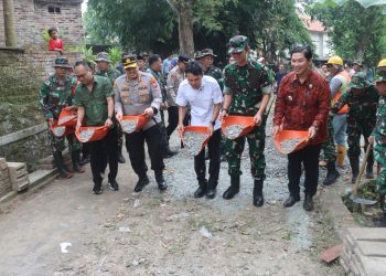 Kapolresta Serang Kota Hadiri Pembukaan Karya Bakti TNI di Wilayah Kodim 0602/Serang