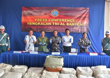 Lanal Banten Gagalkan Penyelundupan 780 Kg Sisik Trenggiling, Nilai Ditaksir Rp46,8 Miliar