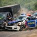 Kabur Saat Akan Ditangkap, Bos Mafia Gas Tabrak Mobil Polisi di Lebak