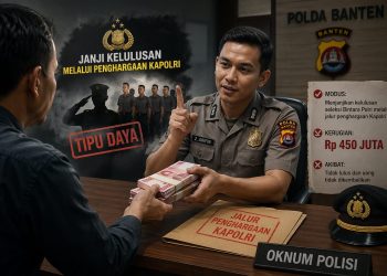 Janjikan Kelulusan Melalui Penghargaan Kapolri, Oknum Polda Banten Tipu Warga Rp 450 Juta