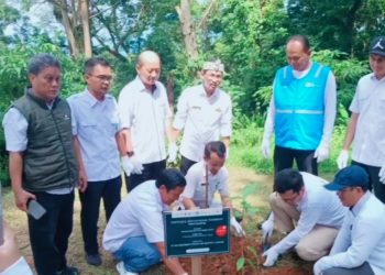 Rehabilitasi Hutan, PLTU Banten 2 Labuan Tanam 1.015 Pohon di Tahura Banten