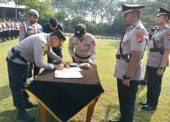 Sertijab Polres Serang: AKP Muhammad Hafizh Resmi Jabat Kasatlantas, Kapolsek Cikande Dijabat AKP Fredo Leonard