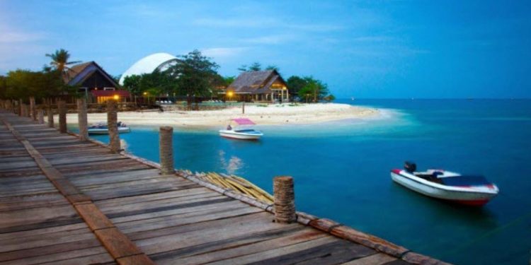 ilustrasi Pulau Umang di Kabupaten Pandeglang (ist)