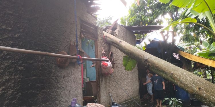 Puting Beliung, Dua Rumah di Desa Kadugenep Rusak