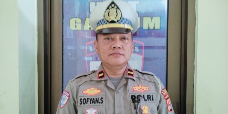 Kanit Gakkum Satlantas Polres Pandeglang, IPDA Sofyan Sopan.