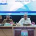 Kepala OJK Banten Adi Dharma (kiri) pada kegiatan Rapat Pleno Tim Percepatan Akses Keuangan Daerah (TPAKD) Kota Cilegon Tahun 2026 di Aula Setda Rabu 6 Mei 2026