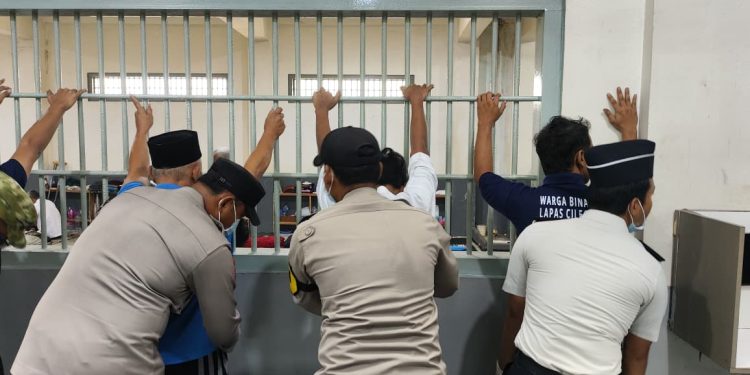 Sidak Gabungan Lapas Cilegon
