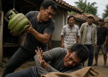 Tunggu Pembayaran, Penjual Gas Elpiji Nyaris Tewas Dianiaya Pembeli, Dipukul dengan Tabung Gas Melon