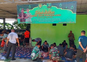 Suasana ratusan paket daging kurban disiapkan Kodim 0601/Pandeglang untuk dibagikan kepada masyarakat di momentum Hari Raya Idul Adha 1447 Hijriah.