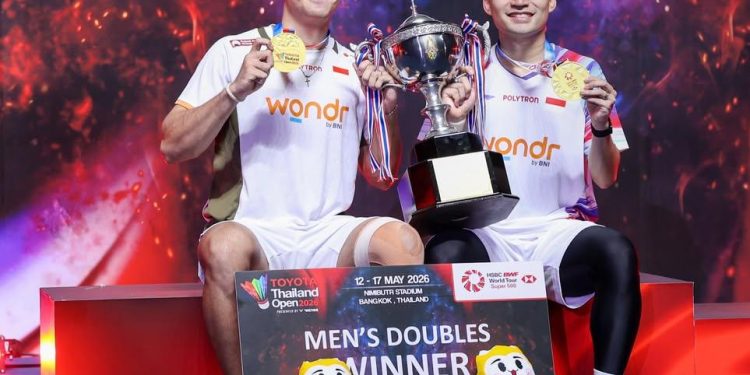 Leo/Daniel Juara Thailand Open 2026, Kalahkan Ganda India di Final
