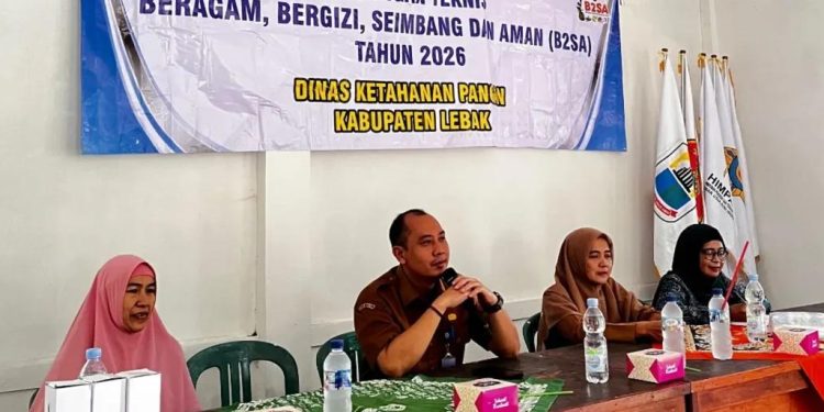 Tekan Stunting, Dinas Ketapang Lebak Gelar Bimtek Pangan B2SA di Desa Cileles