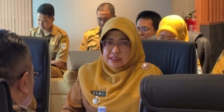 Bupati Pandeglang Raden Dewi Setiani melakukan kunjungan kerja ke Kementerian PPN/Bappenas, Selasa, 5 Mei 2026.