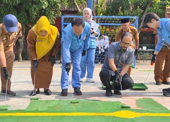 Wakil Wali Kota Cilegon Apresiasi Program Global Volunteer Week 2026 Krakatau Posco di SMPN 4 Cilegon