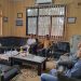 Camat Citangkil Ikhlasinnufus saat menerima aspirasi Himpunan Nelayan Tanjung Peni terkait penyusunan AMDAL PT Chandra Asri Alkali pada Kamis 4 Juni 2026.